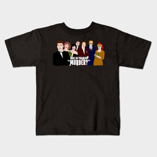 Clue Murder Kids T-Shirt by thecompassrose